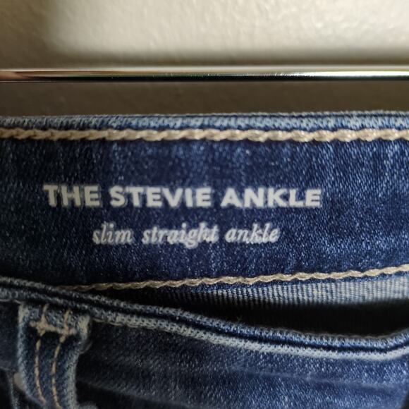 AG Adriano Goldschmied The Stevie Ankle Slim Straight Jean Dark Wash Women's 29 - Picture 4 of 5